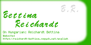bettina reichardt business card